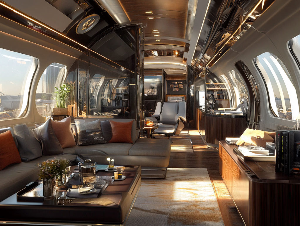 Le design intérieur des jets privés en 2025 : tendances clés