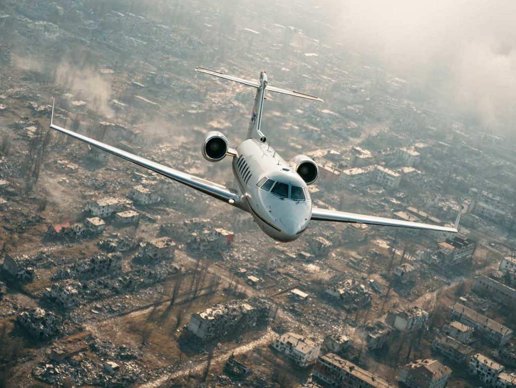 Des jets privés mobilisés pour la défense aérienne ukrainienne