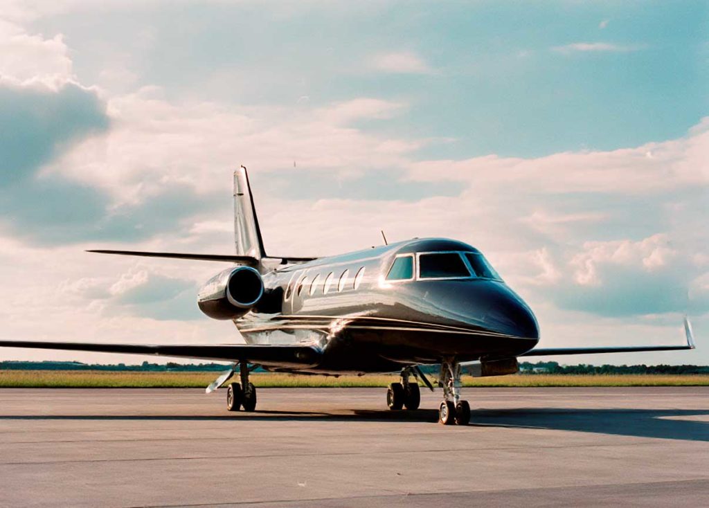 succès vol en jet privé